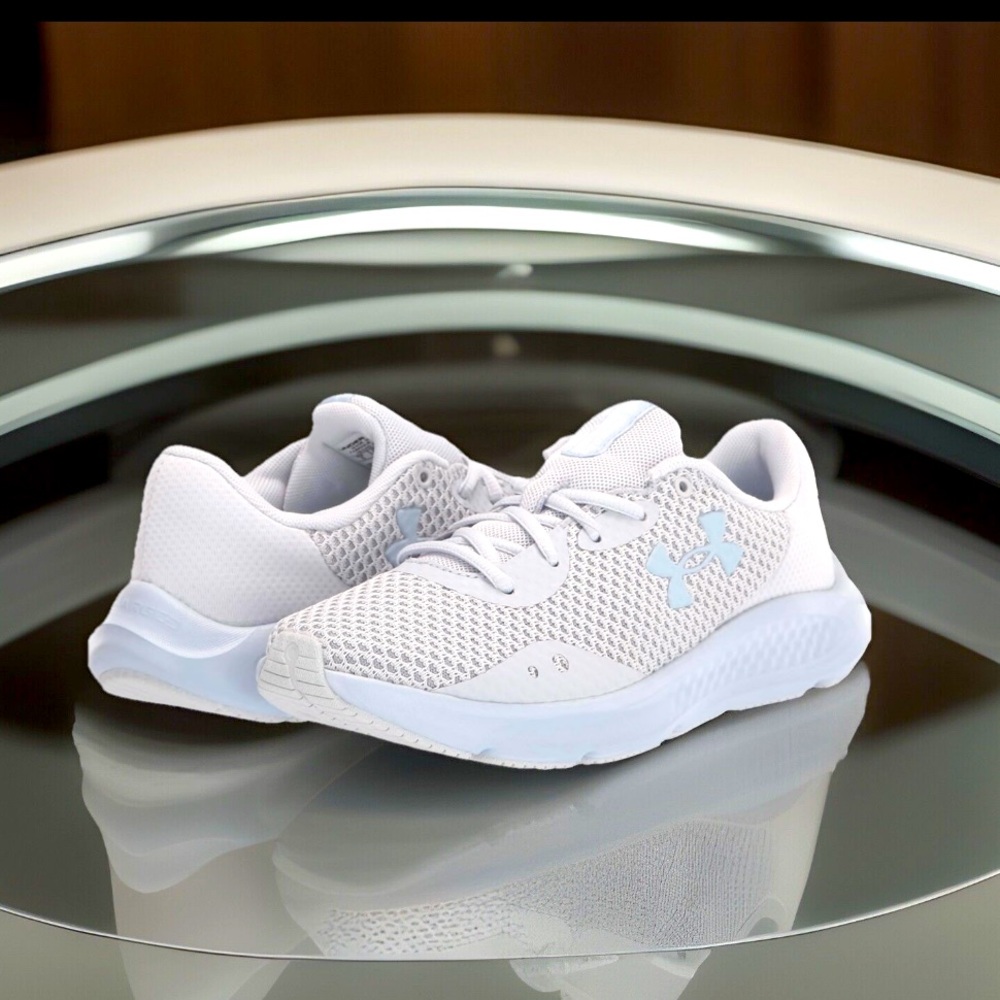 UA Blue On Blue Deluxe Sockliner Mold Charged Pursuit Runner Sneakers NIB NWT